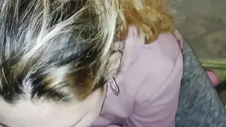 Homemade Blowjob in the Bathroom From an Argentinian Girl Who Takes a Huge Load in Her Mouth