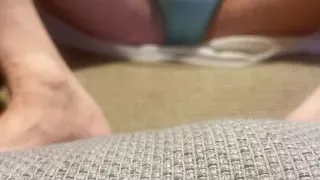 Pretty Blue Panties!