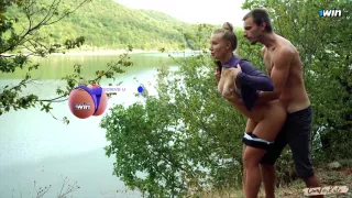 Hiking Ended With A Public Hard Fuck And A Cumshot On Big Tits