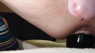 My ass cunt devours the plug with rosette cream!!