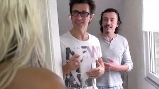 German threesome FFM anal