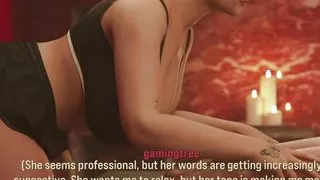 Massage girl give me desired handjob when I'm horny