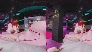 Deepthroat blowjob (oral sex) featuring Scarlet Fyre (OC from VReal_18K)