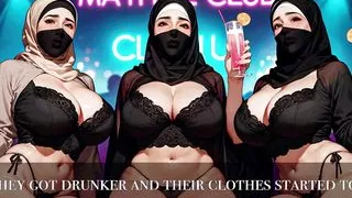 Ai-generated Hijabi Hotwife's Wild Night - Experience