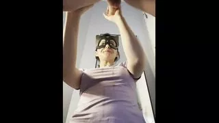 Girlfriend gives hot sloppy blowjob and takes a huge facial!