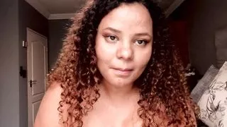 Dirty Talking BBW deepthroating a dildo and stuffing another between her big oiled tits