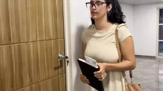 Religious Woman with Huge Tits Knocks on My Door and I Put My Cock up Her Ass