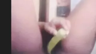 Indian girl shows her hairy pussy , masterbate with cucumber sexy video