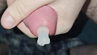 Stretching my peehole with big penis plugs and dilators