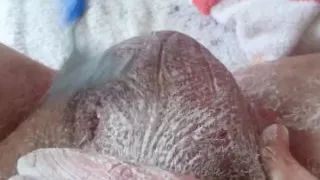 Nursing Shave From the Asshole and Scrotum