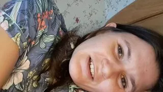 You loving Russian girlfriend is waking you up by sucking your dick (ASMR)