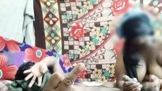 Desi Tamil Aunty&#039;s stepdaughter is having sex with her uncle and he licks her sweet pussy with his tongue part 2