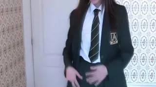 Sarah Louise's Wet And Wild Uniformed Naughty Tub Fun!