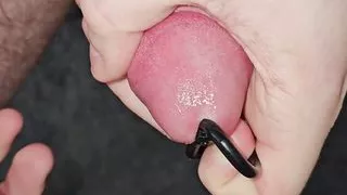 Playing with some penis plugs and dilators