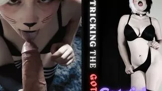 Tricking the Neko Slut Into Playing with Your Big Cock