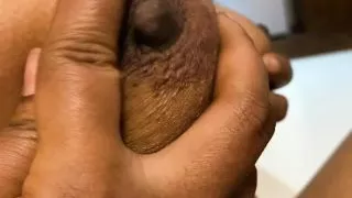 Big Tits White Arabic Girl Slowly Pressing Her Huge Cute Boobs