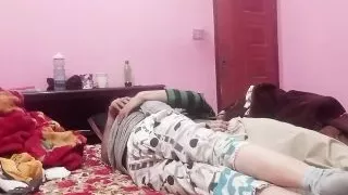 Dasi stepsister sex with stepbrother on home bed so hot