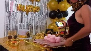 My doll wants pleasure and I love to fuck her with a big dildo