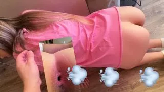 Usually Farting Helps to Find Butthole if It's Too Hairy