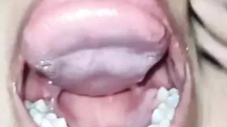 Ass to Mouth with Bulging Throat and Smallow Pisscum