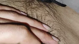 Playing with my body hair