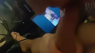 Princess Skillfully Sucks Daddy's Cock