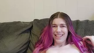 Sexy young girl playing with her pretty pink pussy