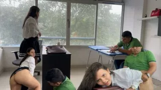 Student teaches his teacher how to fuck hard and the horny girl accepts