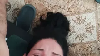 Milk for her milk in the nose