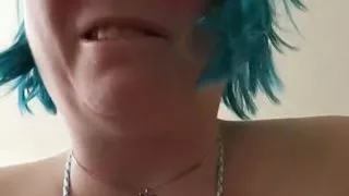 Full face vid of tied tits slapped