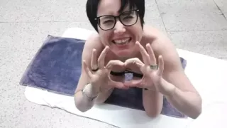 Milf Julie orgasm from above