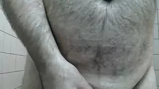 Masturbation in the public bathroom