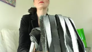 Getting Ready Before Your Whipping in a Cock Cage Lady Victoria Valente