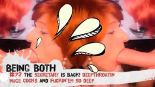#72-the Secretary Is Back! Deepthroating Huge Cocks and Fuckin'em so Deep! - Beingboth