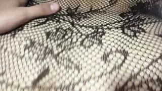 Big ass in tights fucked by lucky guy