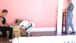 Girlfriend #2 The worker, Edward was looking at Lucrezia's ass