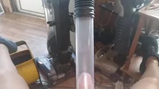 Cock pumping with stockings