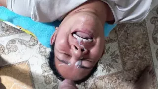 She loves cum on her face