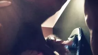 Throat Goat Gagging on Her Black King