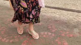 Blonde Mature Amateur Wife Enjoys Naked Sex After Walking