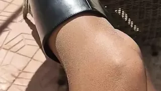 Boots Pantyhose Black