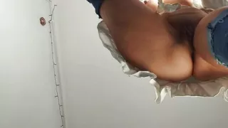 Naughty Sexy MILF Tries on Naked Clothes. Latin Hairy Pussy Tries on Clothes in Bed. Hairy Brunette Pussy, Big Tits,