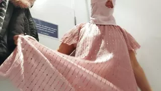 Latin hairy pussy tries on clothes in bed. Hairy brunette pussy, big tits, sensual hairy woman