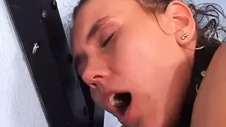 Tied up German babe fucked hard after BDSM satisfaction