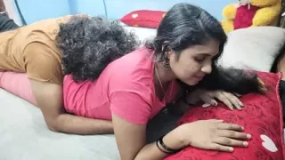 Mallu lady teacher ass lick and boobs suck by desi boy, Teacher enjoy with boy, Mallu boy lick his mallu hot teacher big ass