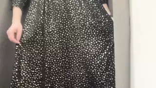 Getting Naked to Try on Designer Dresses in a Posh Boutique Shop