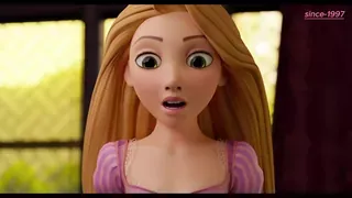 Disney princess Rapunzel animation parody