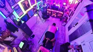 Black speedo fuck machine