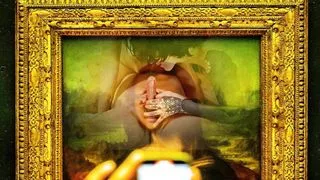 The dicknose of the Mona Lisa