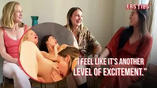 Ersties - Hot Babes Ophelia, Sicilia, and Katana Help Each Other Get Off By Rubbing Their Clits